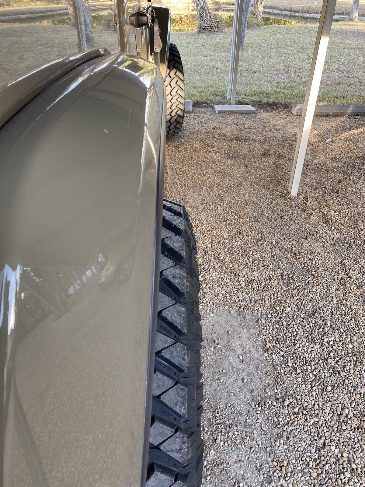 Jeep Gladiator Metalcloak 3.5, 1 3/8 rear coil spacers, Steelies, and Nitto TG 37s finally installed! IMG_0461.JPG