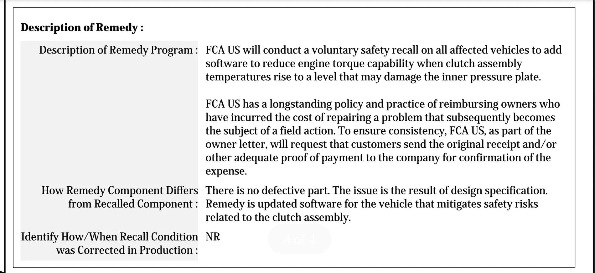 Jeep Gladiator Recall: Manual Transmission / Clutch Recall for 2020-2021 Jeep Gladiator (Notice: 21V-028) Screenshot_20210204-185618_Word