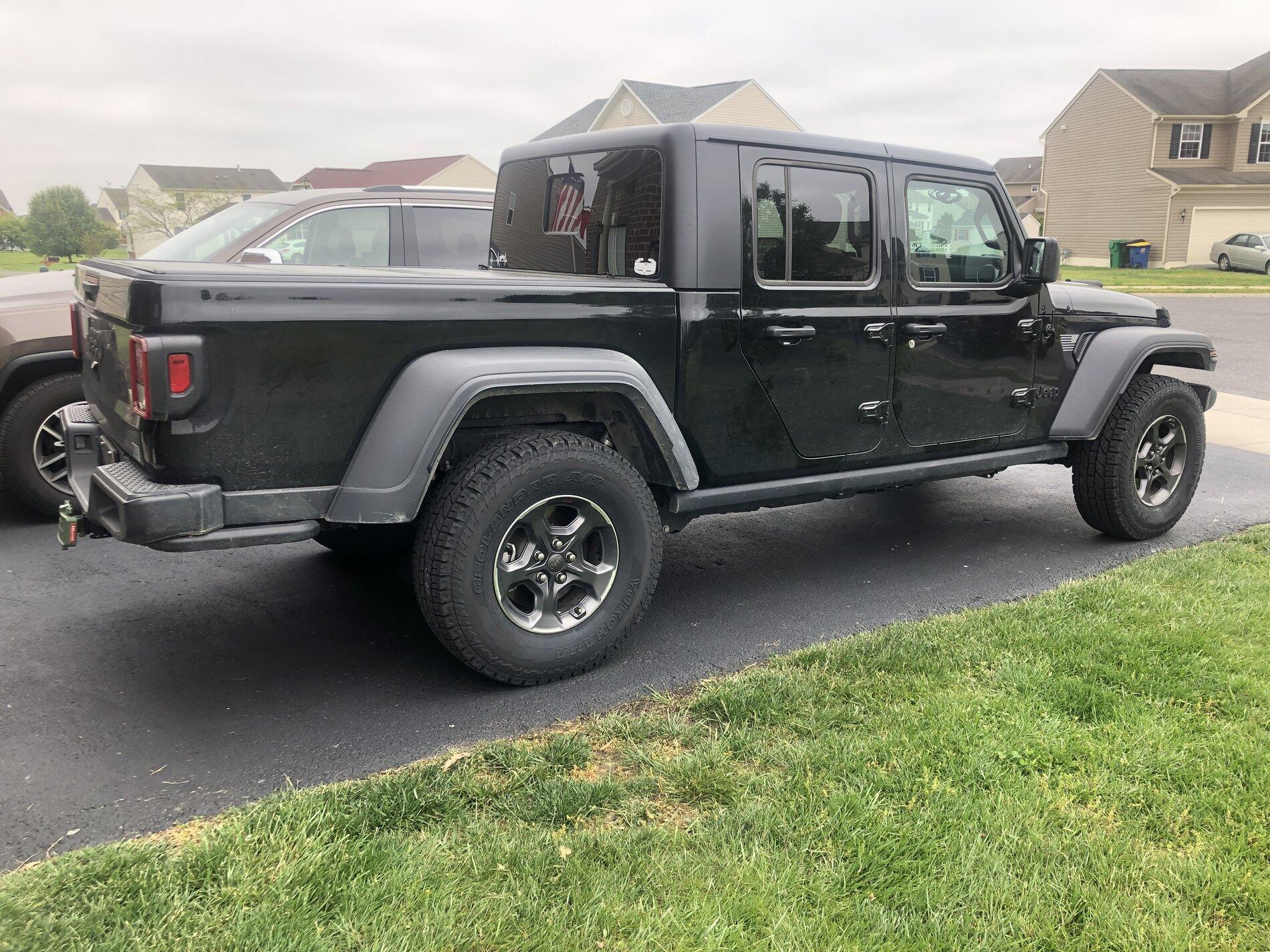 Jeep Gladiator Rubicon Rear Steel bumper with bed slides DB219B09-B041-4D23-88D4-1D71B6AF07D9