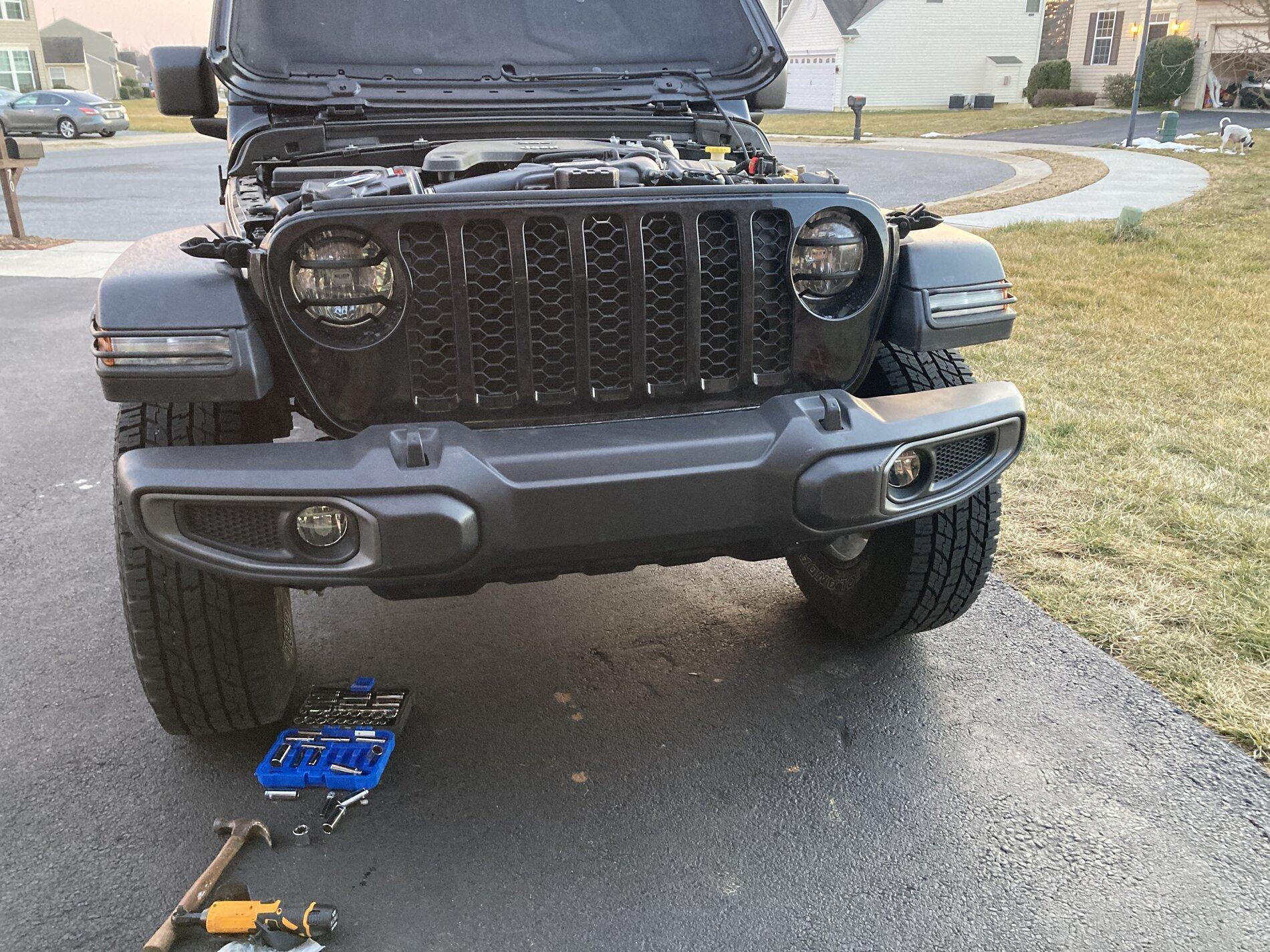 Jeep Gladiator Installing Stock Rubicon Skid Plate on Sport C1DF073E-30F0-4BBE-AC71-C2F228D0030E
