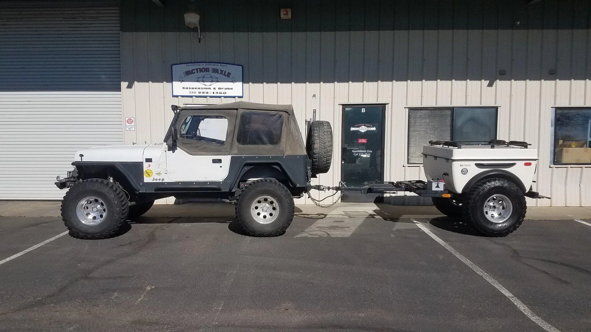 Jeep Gladiator JTR diesel Reciever Hitch Height 20210206_112036