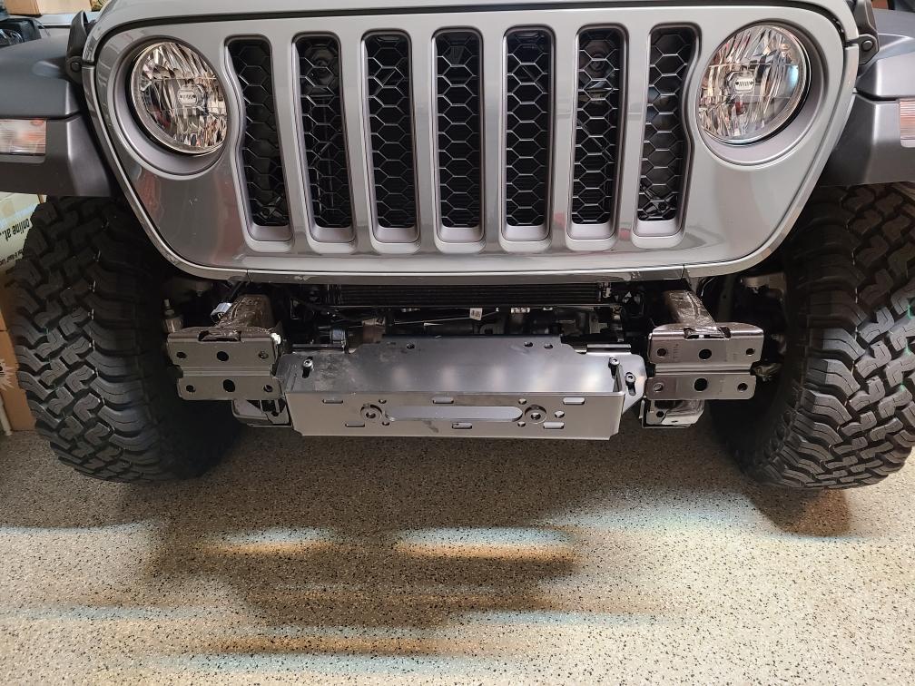 Jeep Gladiator DankJeep's JT build WinchPlate_20210206_175857