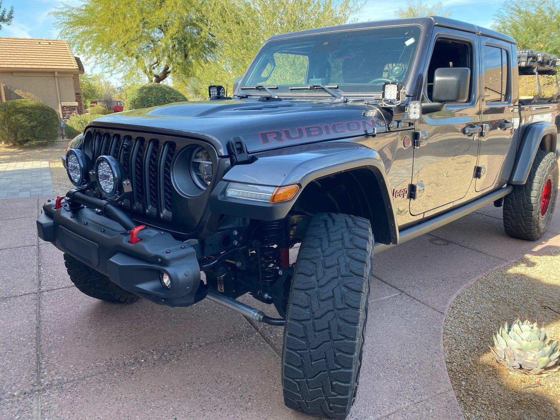 Jeep Gladiator JTR LE Build Up with No Letdown Gladiator Lights 02 - 13