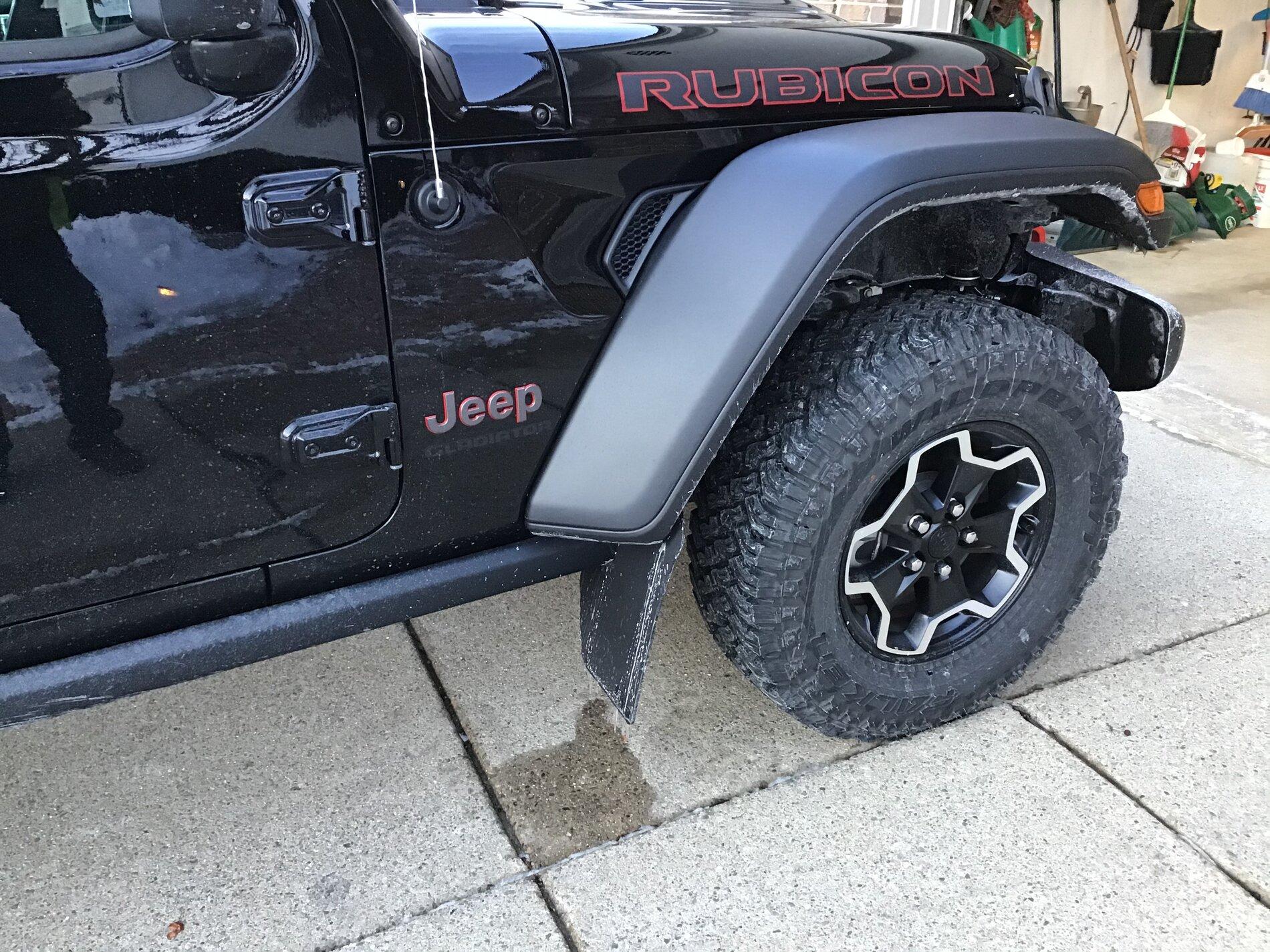 Jeep Gladiator I installed Front & Rear RokBlokz.com mud flaps on my 2021 Gladiator Rubicon I love them easy to take off with thumb screws when going off road 6E8F0804-E1A9-47A3-9F2C-2B9111FD5F16
