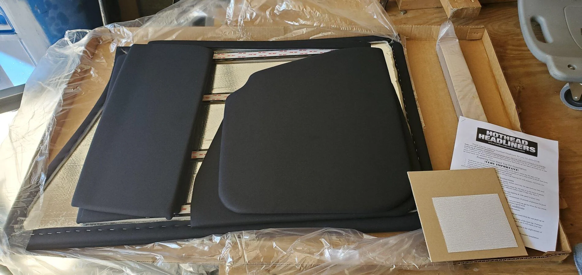 Jeep Gladiator Hotheads Headliner install 20210207_105157