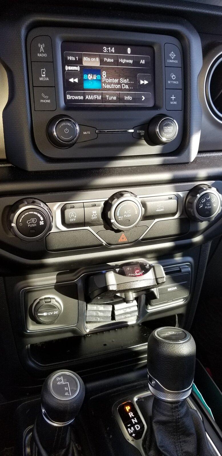 Jeep Gladiator Ideal area to mount aftermarket brake controller- show me yours 20210207_151511