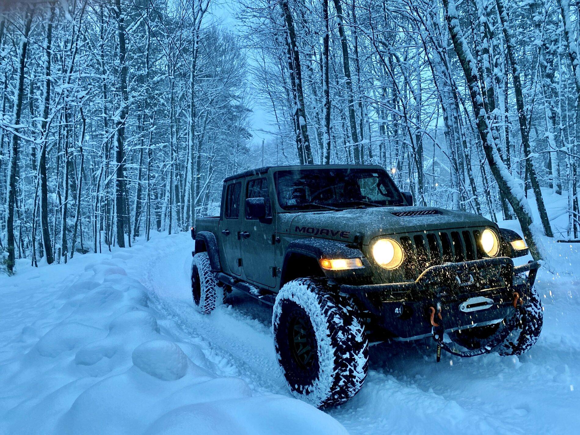Jeep Gladiator Gladiator in snow - disappointment? BA51A239-BC9C-404C-8061-49CC010A9D8C