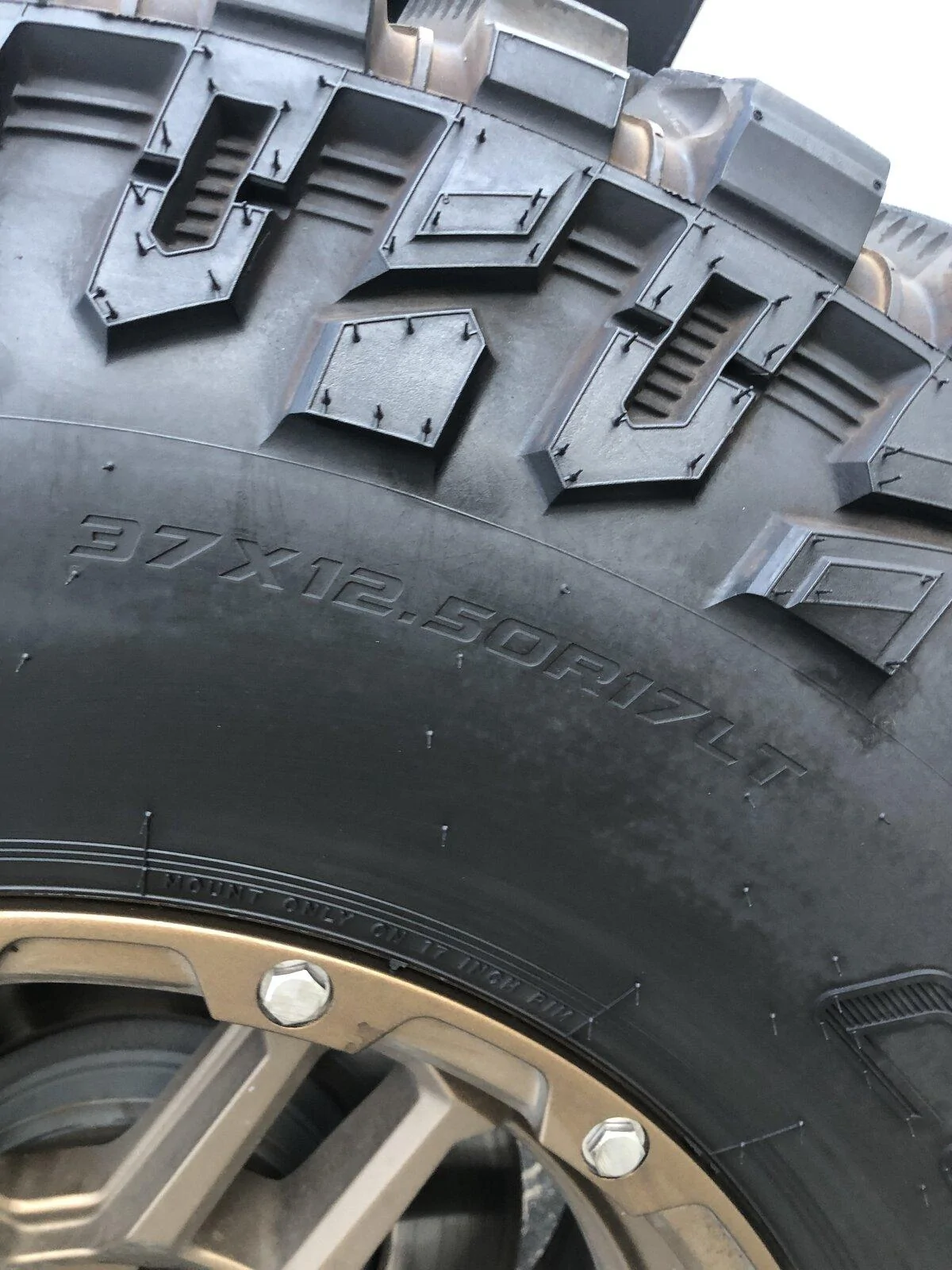 Jeep Gladiator Cooper STT Pro 37 x 12.5 r 17 (needs patch) Free screw! $200 IMG_9813