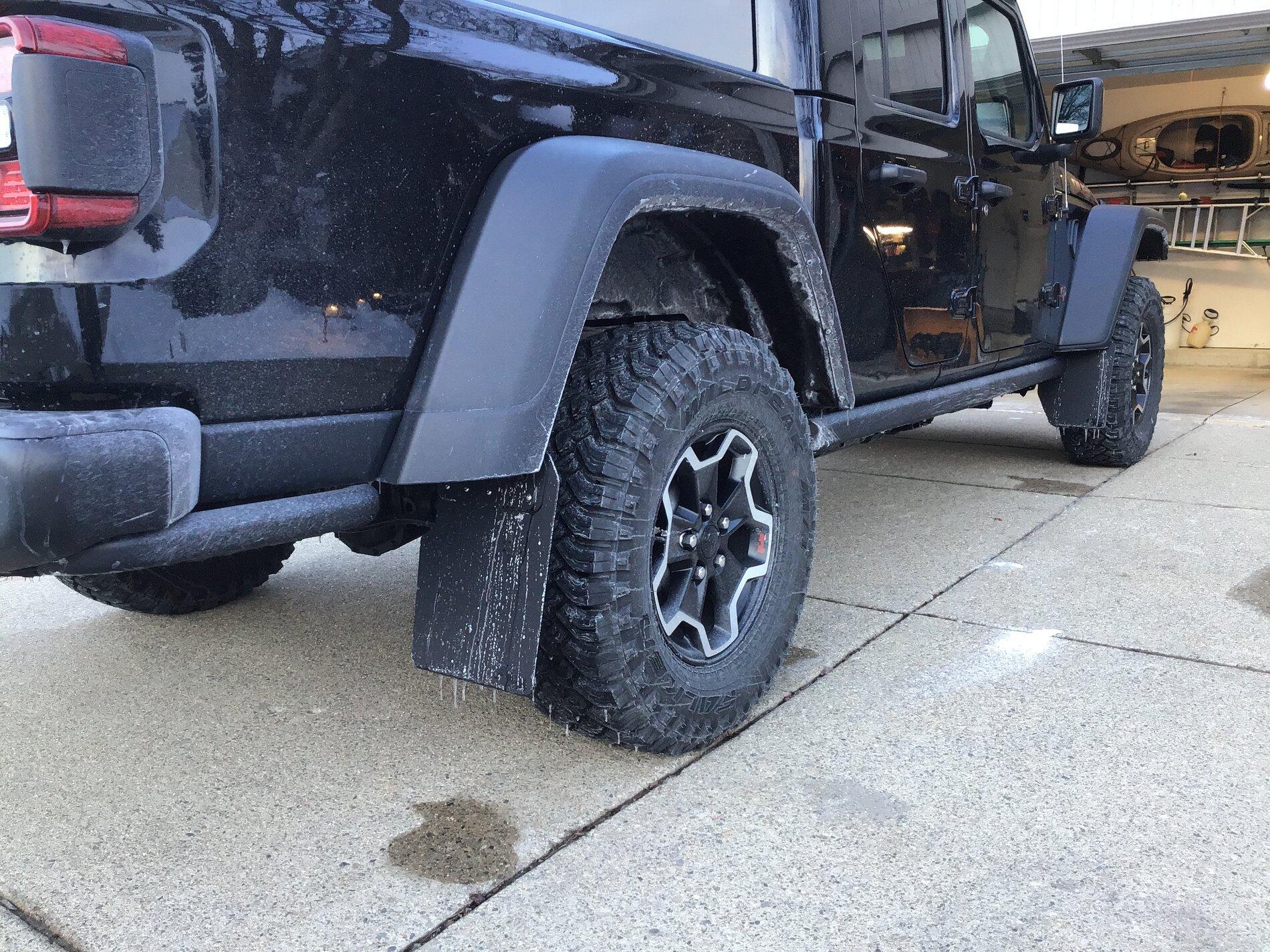 Jeep Gladiator Weathertech Mud Flaps A1A716B3-956B-4A69-B092-E94E4D607444