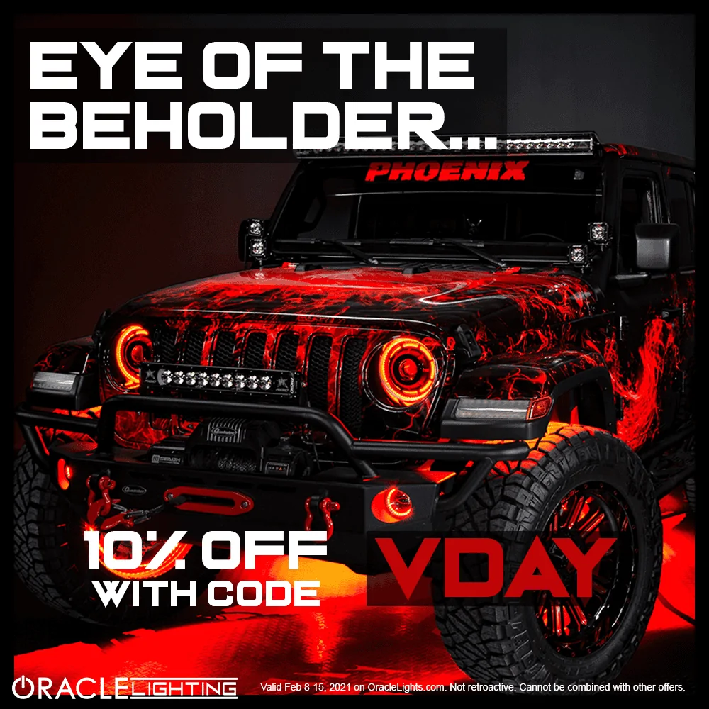 Jeep Gladiator Valentine's SALE for JT Lighting | Now - Feb 15th valentines2021_j