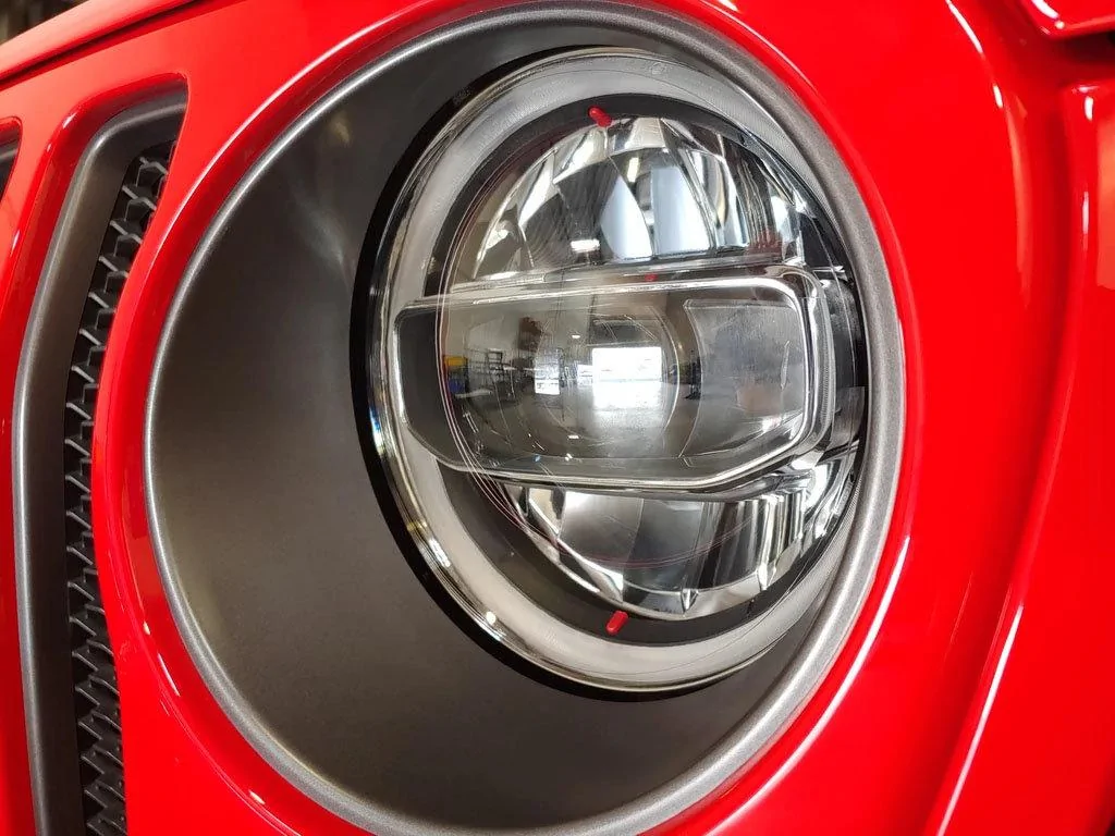 Jeep Gladiator These two headlights from DV8 & Overtread, look a lot like the MOPAR OEMs dv8-hlcjL-01-OE-LED-Headlight-jl-jt-1