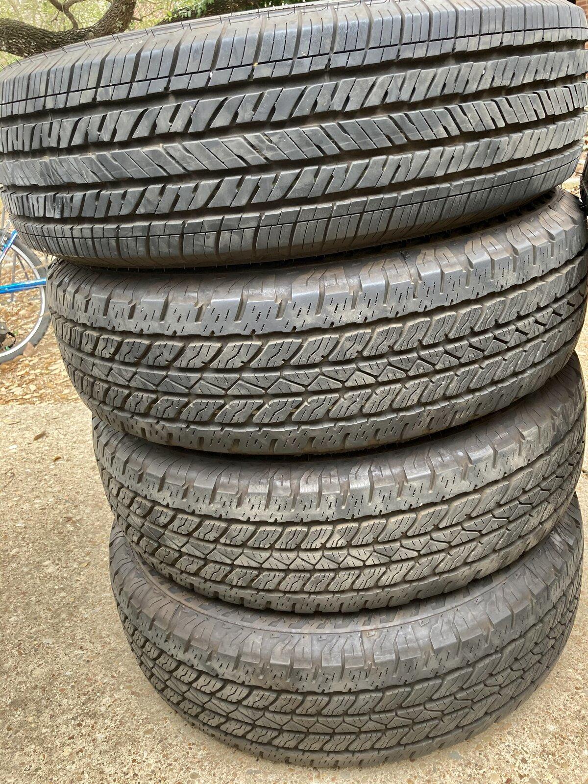Jeep Gladiator 5 Bridgestone Dueler from MAX TOW 3K miles CB0F3C79-B052-4A0D-8CFB-BD34A962046A