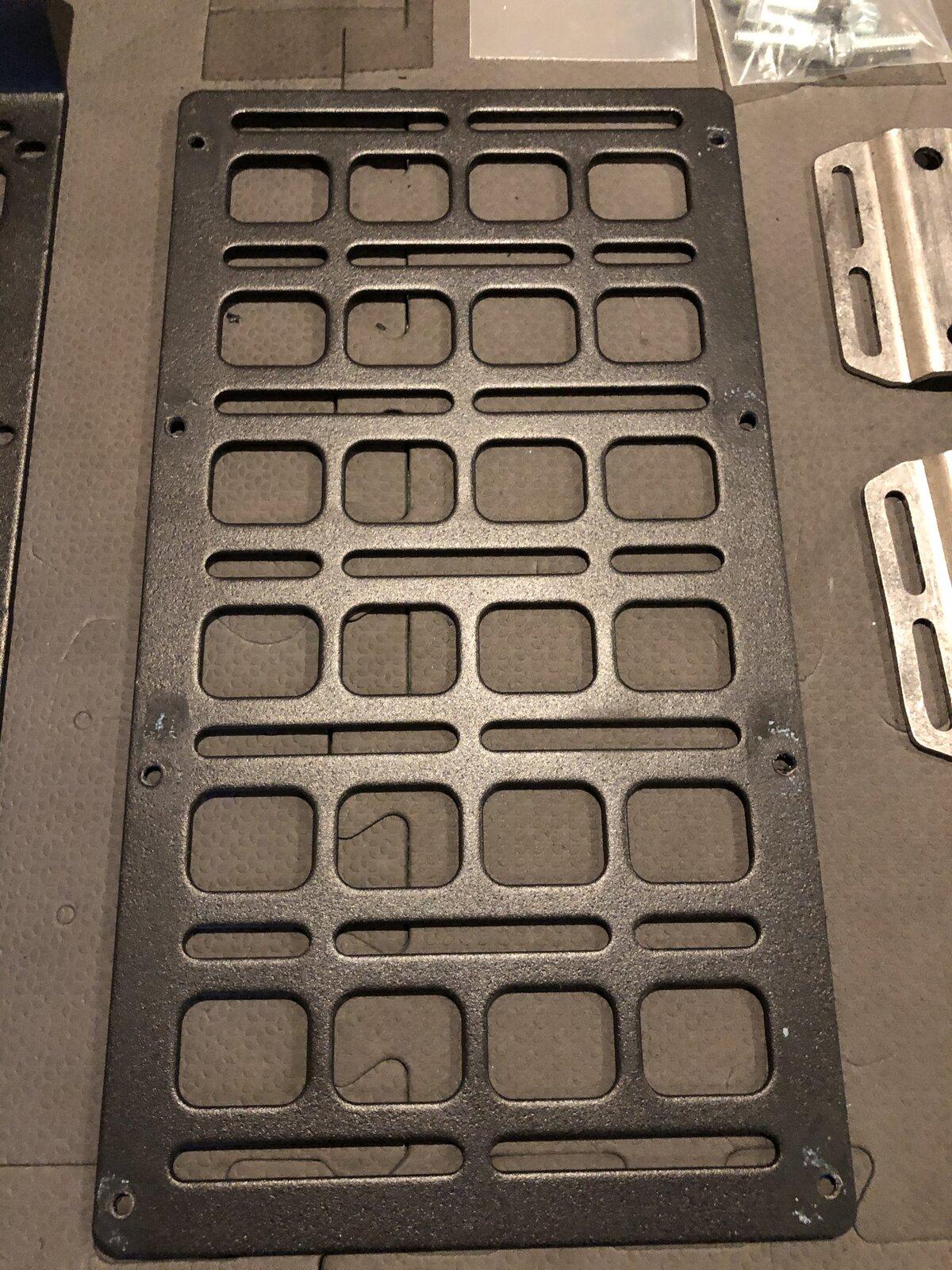 Jeep Gladiator SOLD: BuiltRight Industries Front Molle panel with 2 BuiltRight Rotopax adapters - $150 AE7D1190-C46D-4C2B-A939-F0269E7F64C2