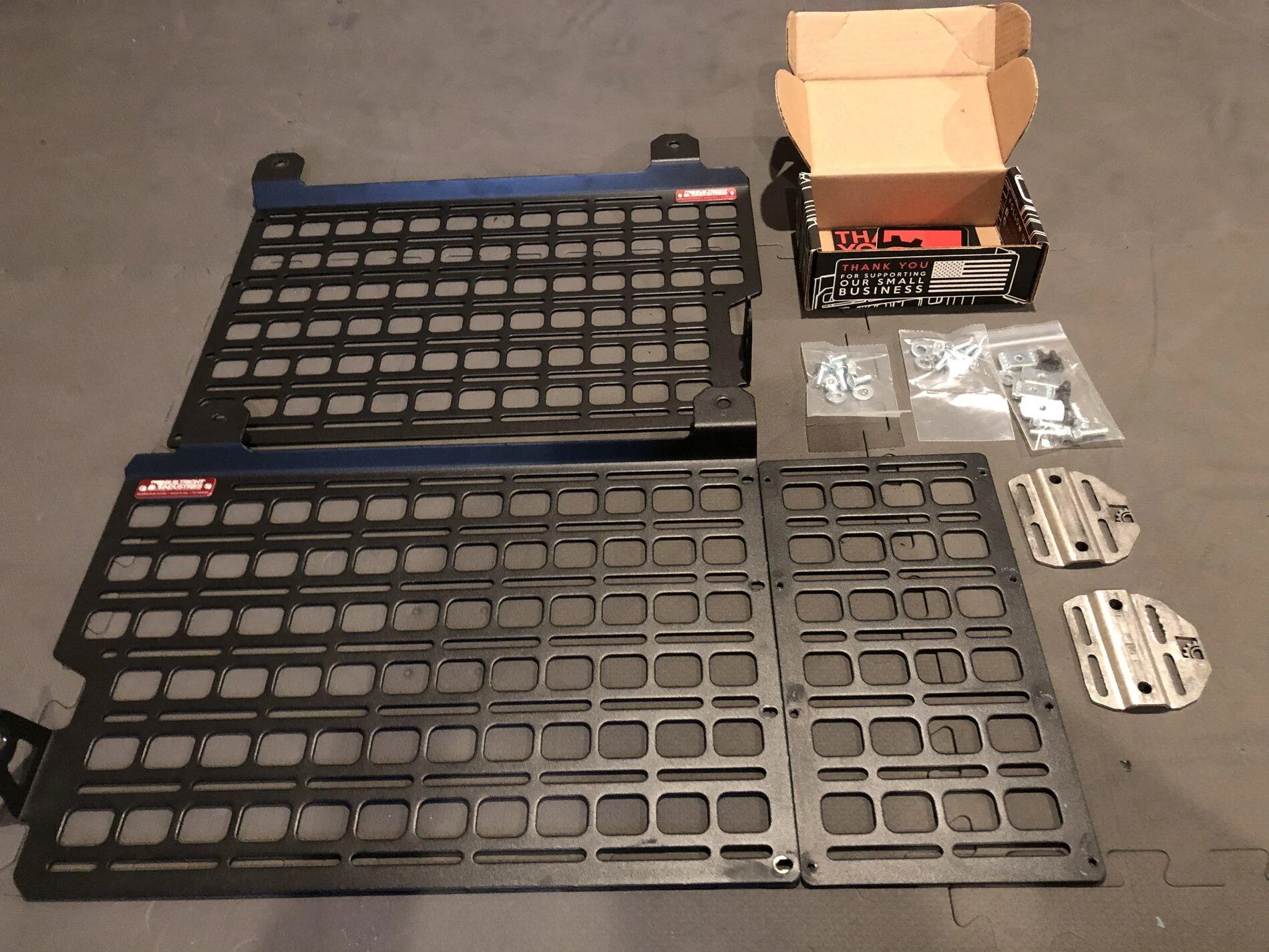 Jeep Gladiator SOLD: BuiltRight Industries Front Molle panel with 2 BuiltRight Rotopax adapters - $150 3E8039D4-F067-4127-BE7F-8059F620AC38
