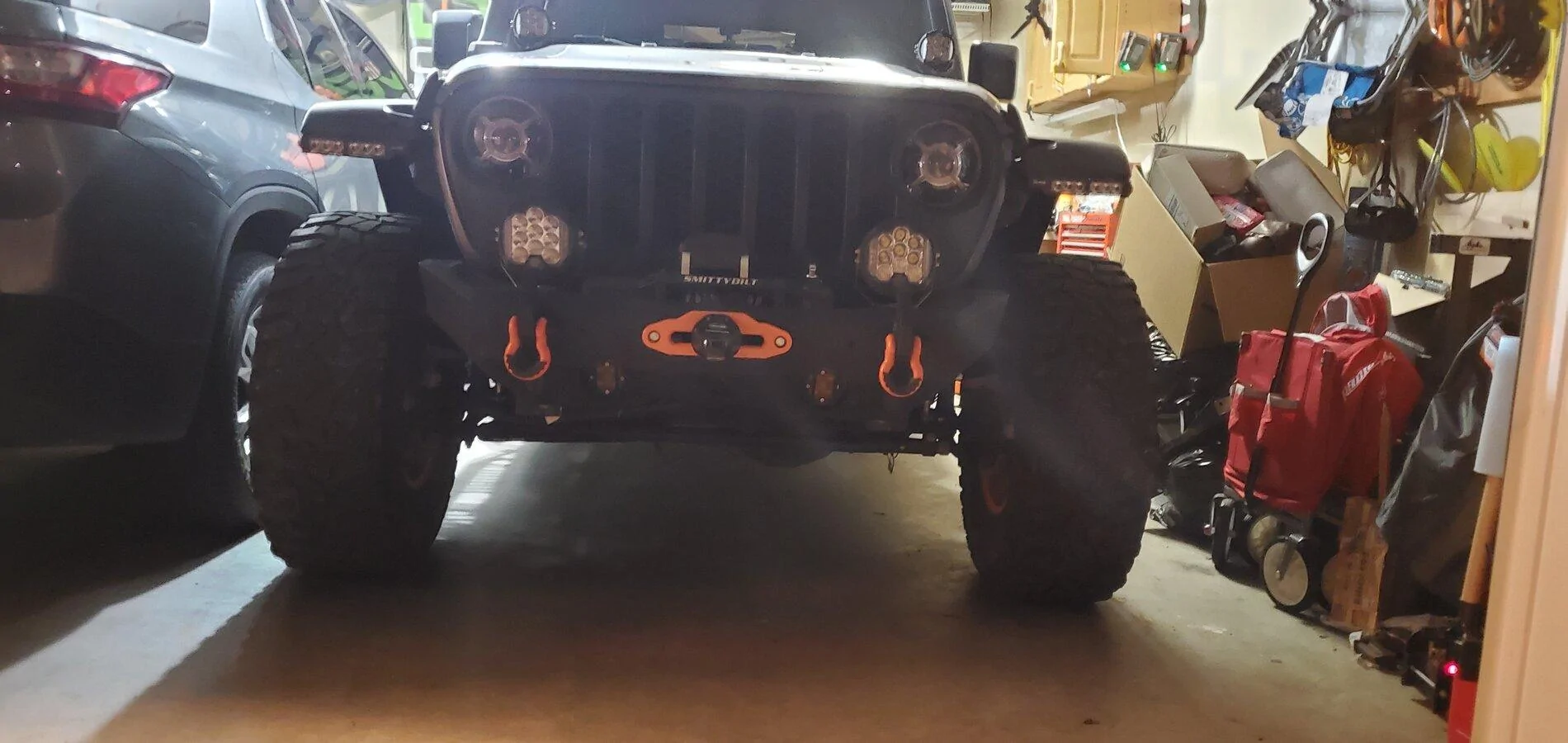 Jeep Gladiator Rugged ridge hd stubby bumper $400 20210126_211826