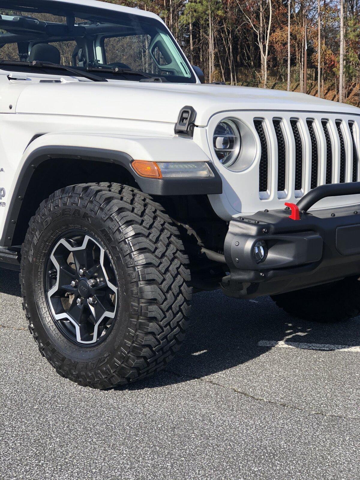 Jeep Gladiator Upgraded Rubi Wheels on 285/70/17 Falken Wildpeak M/T (4 plus steel spare) BD084257-2F6C-454E-9BF7-B4686A0C6AF6