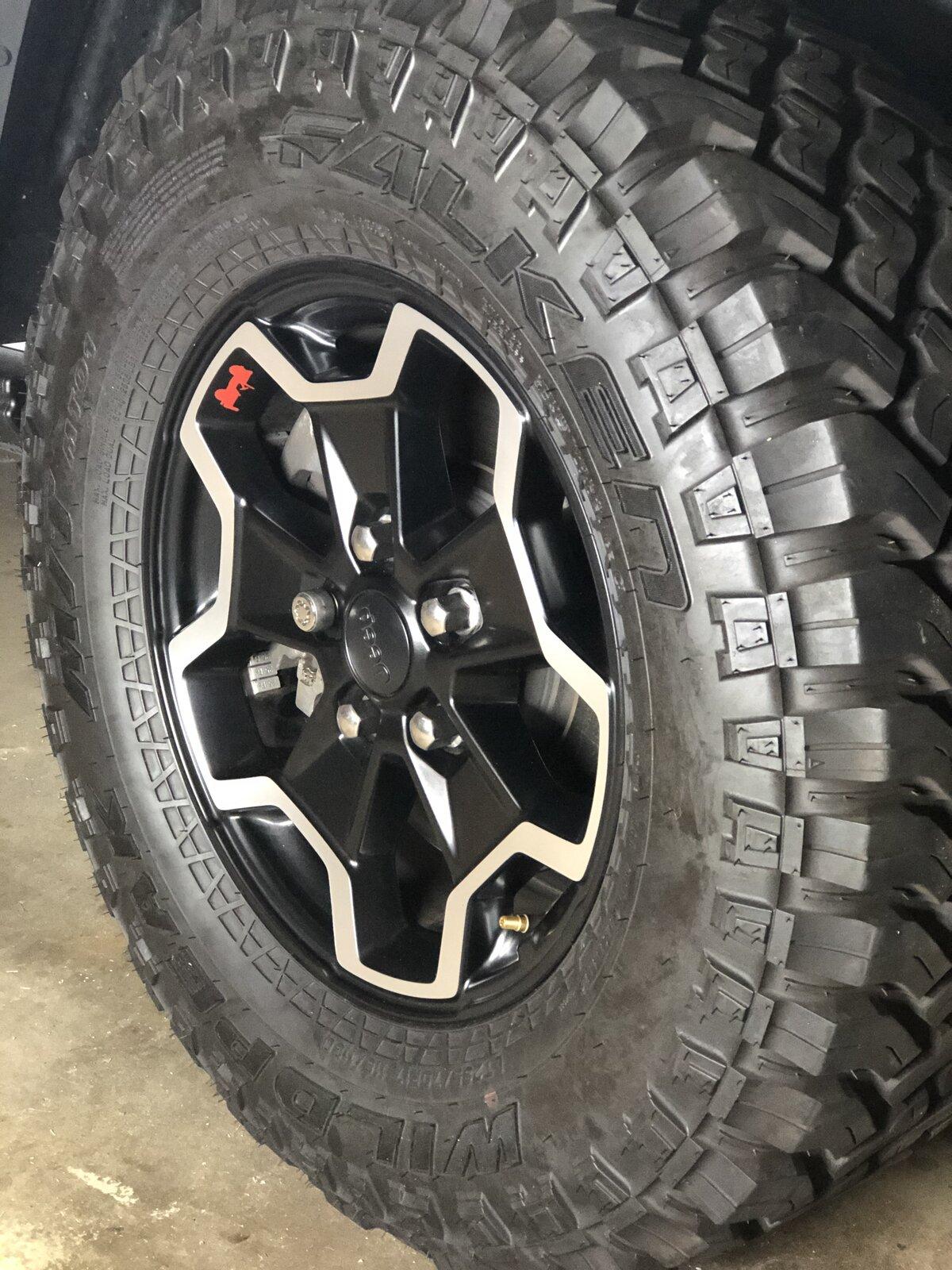 Jeep Gladiator Upgraded Rubi Wheels on 285/70/17 Falken Wildpeak M/T (4 plus steel spare) A5BCC4E6-D4ED-4A66-85A1-47ED3430131A