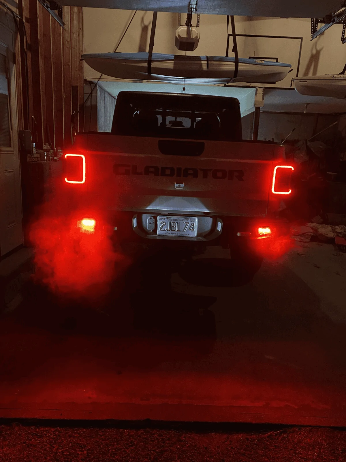 Jeep Gladiator Auxiliary LED Reverse Lights (Integrated Rear Bumper) 1613057429514