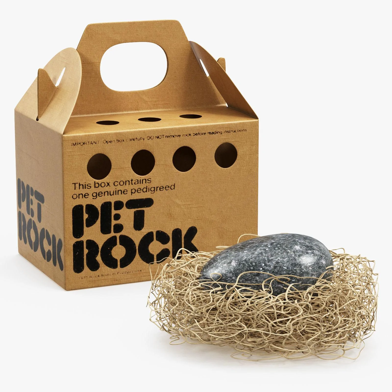 Jeep Gladiator Were you fortunate enough to grow up in the 80's? pet-rock-3d-model-max-obj-fbx-mtl