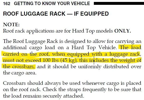 Jeep Gladiator Ronnie Dahl - Maximum roof rack loading video Max Roof Load