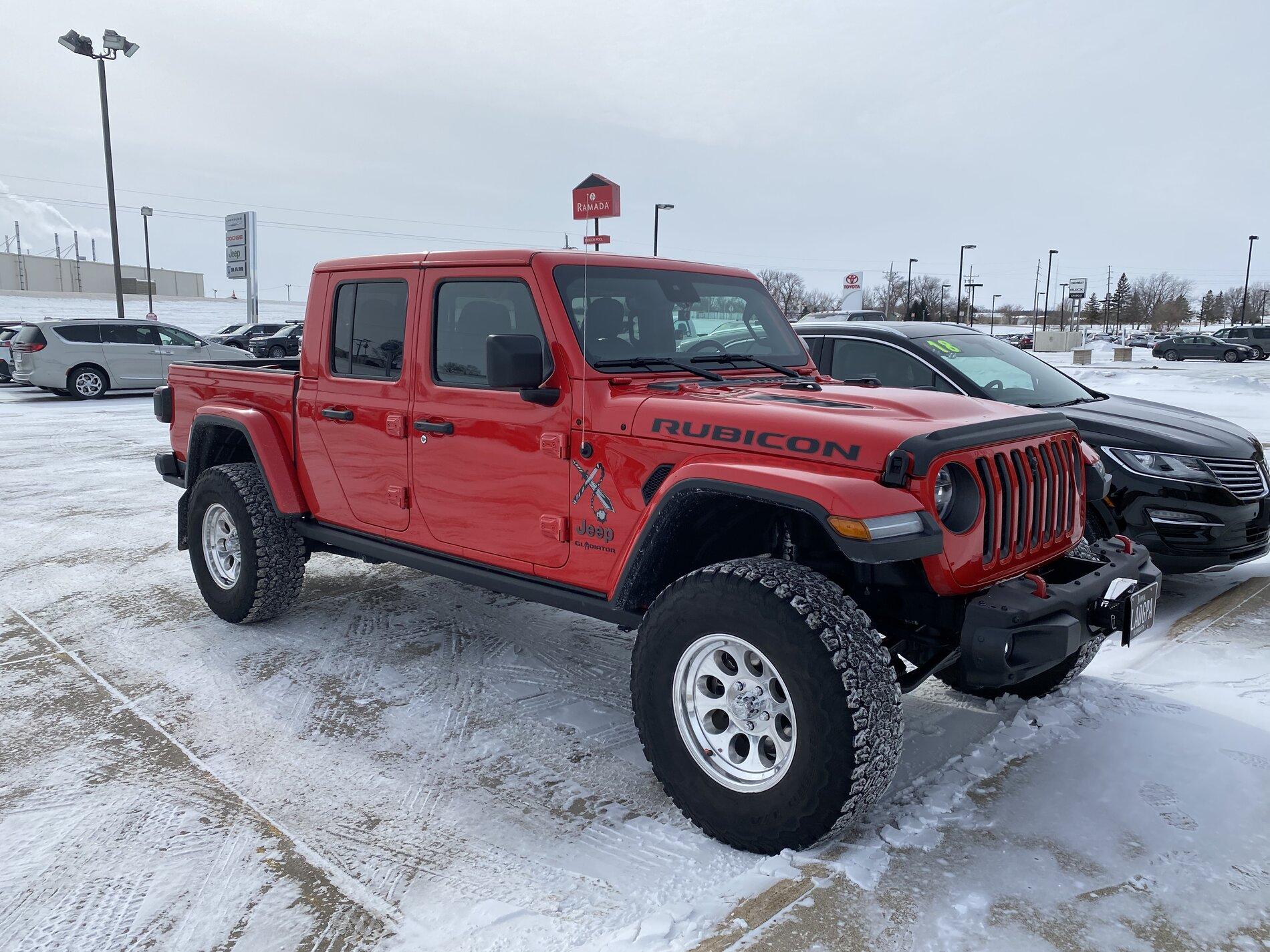 Jeep Gladiator Glad Grandpa Firecracker Red LE Build 9234B492-8A0D-439A-ACAB-E764D6A86C5E