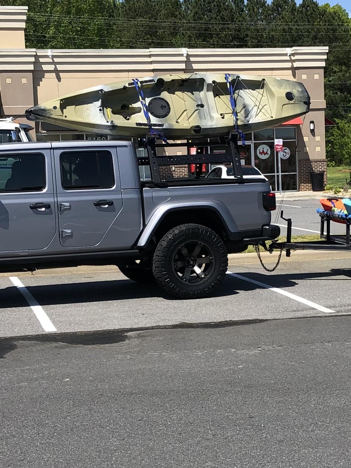 Jeep Gladiator Max Modular Gladiator Max Steel Bed Rack for sale $700 fits with Factory Tonneau Cover 77AD3038-755E-4F94-9434-6565E0867E6A