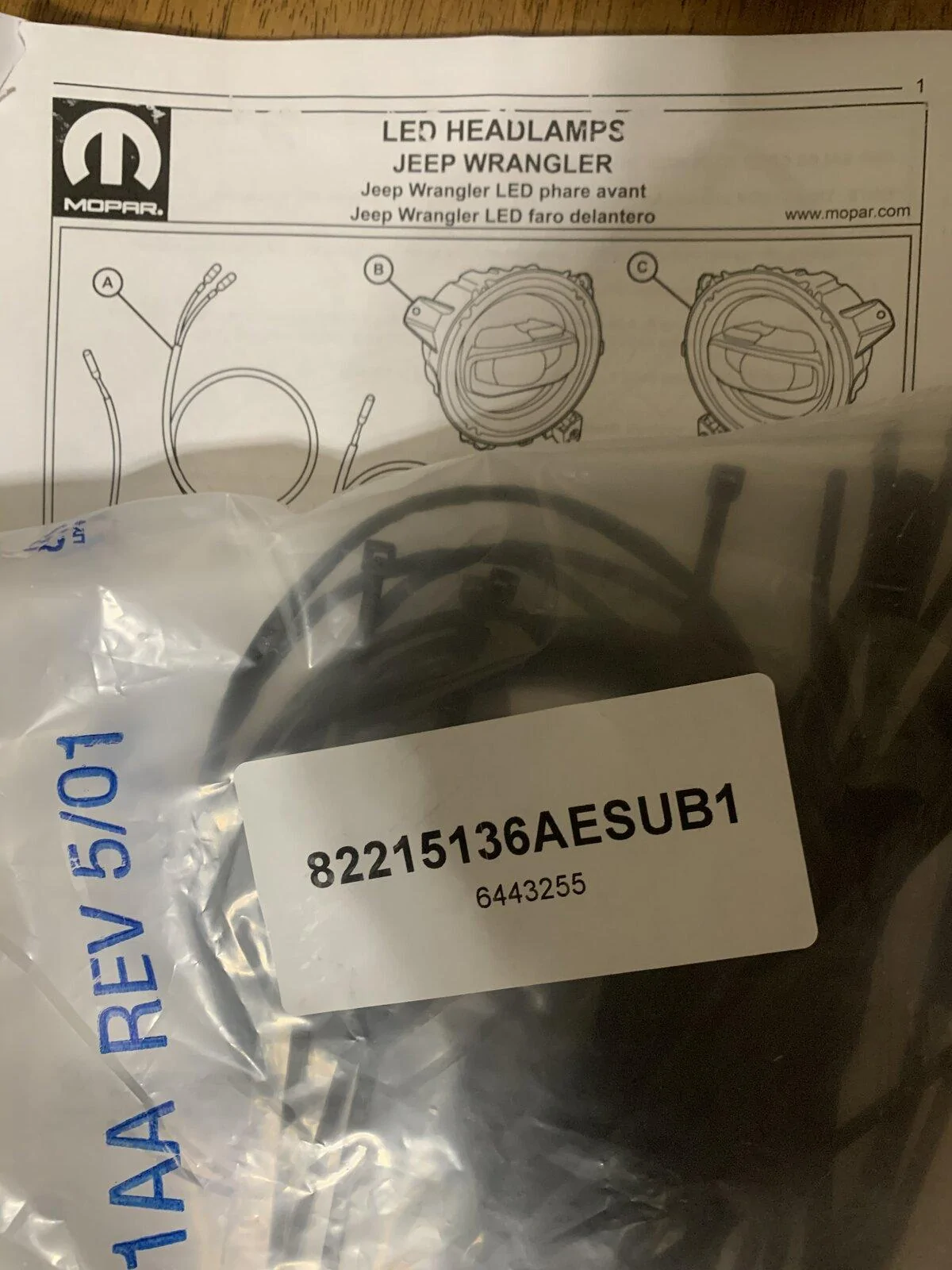 Jeep Gladiator OEM LED install harness and instructions $30 D22A83B0-1E30-4F27-9565-AB85B34922DB