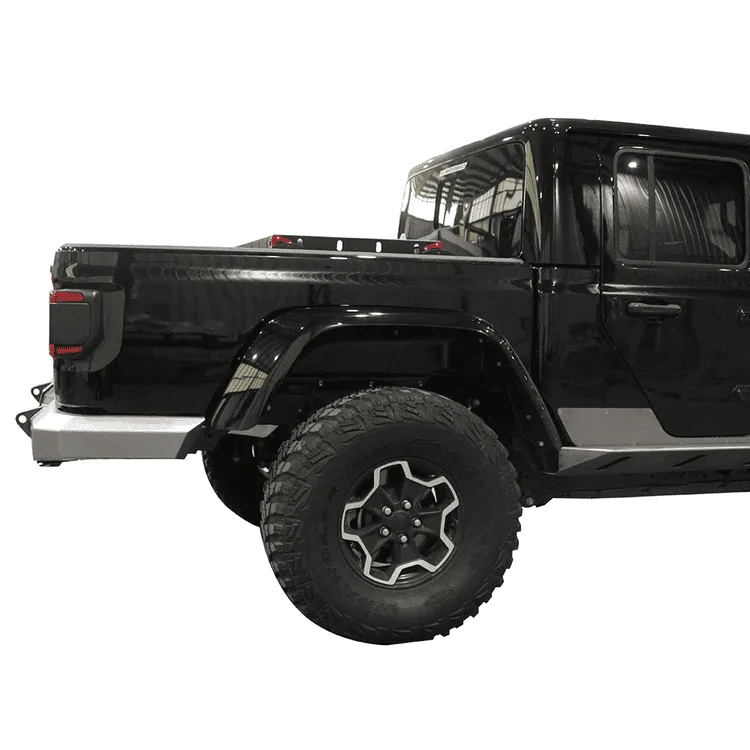 Jeep Gladiator Rugged Ridge HD Rear Bumper - Sliders Don't Fit 1613280537038