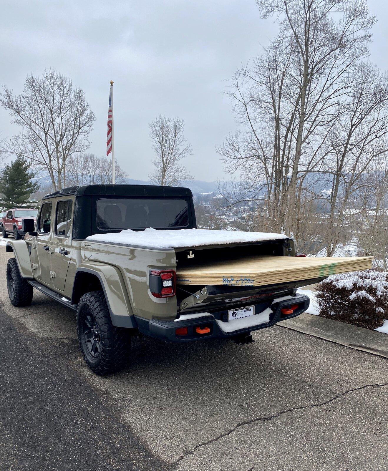 Jeep Gladiator What did you HAUL in your JT today? DC505777-DF6A-4C56-A7C2-2C65885CB4A5