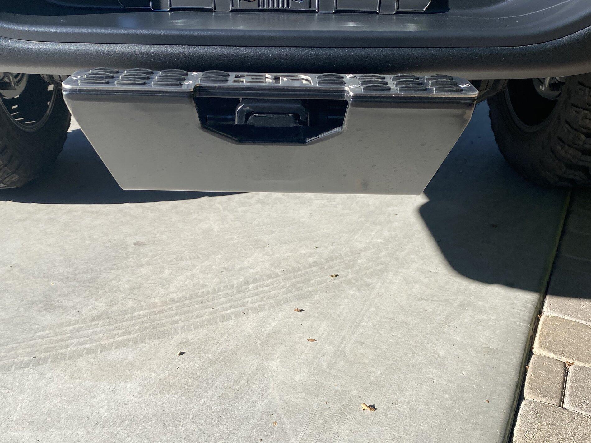 Jeep Gladiator Anyone running a trailer hitch skid plate IMG_3714