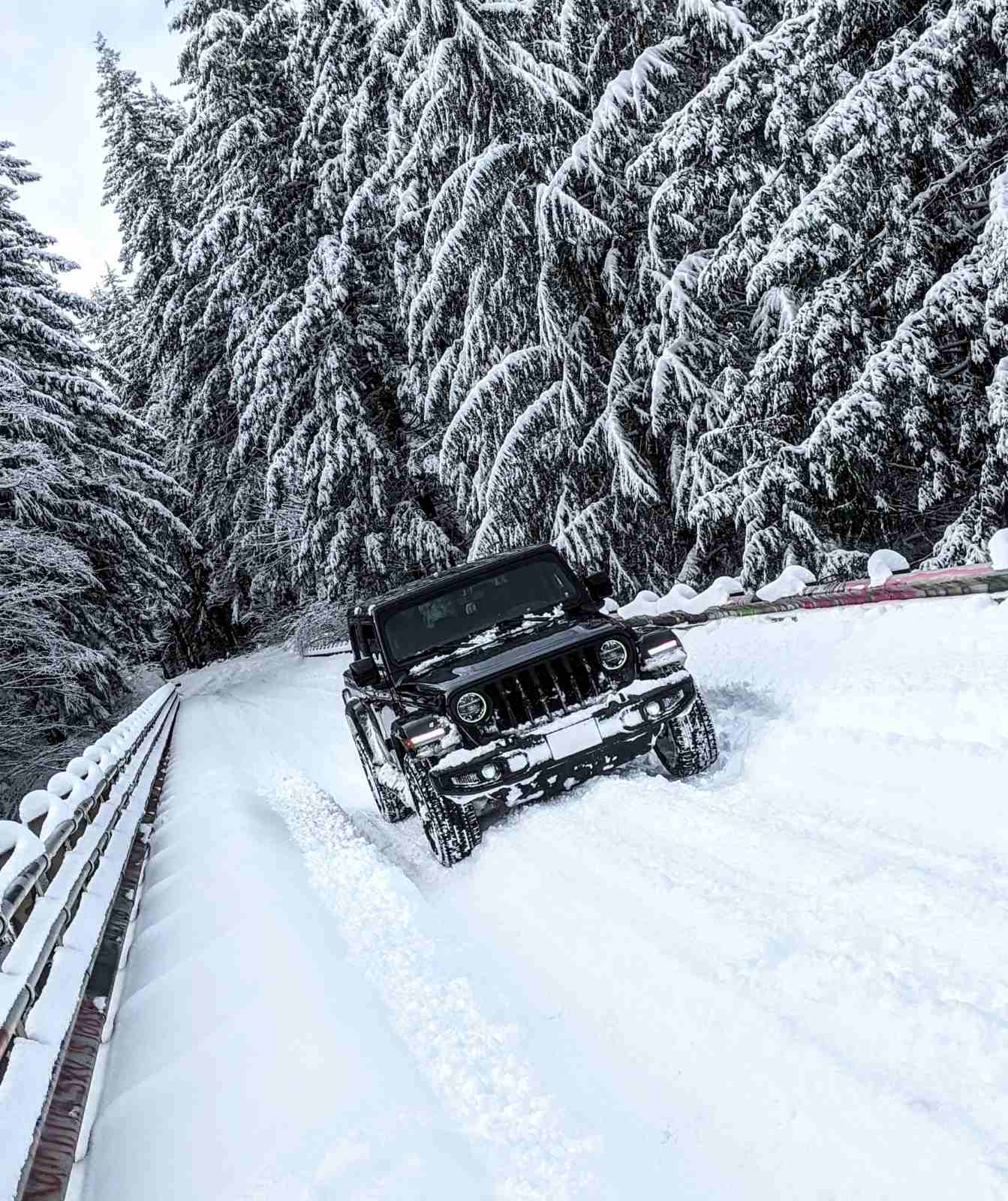 Jeep Gladiator BLIZZARD RATED!!! 2021-0214_JTHA-In The Snow