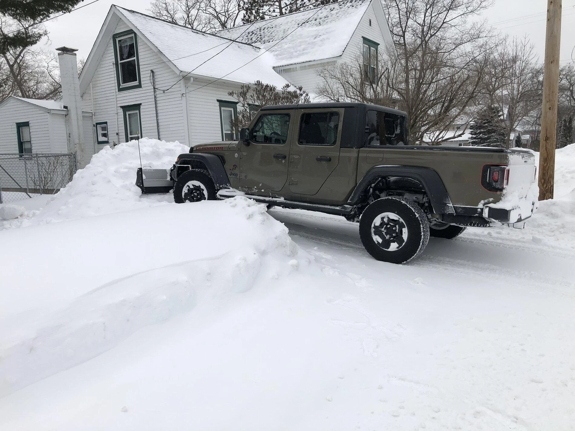 Jeep Gladiator Well...it's not a snowmobile F2639A32-6C67-4936-83FD-0BDAE1C024E7