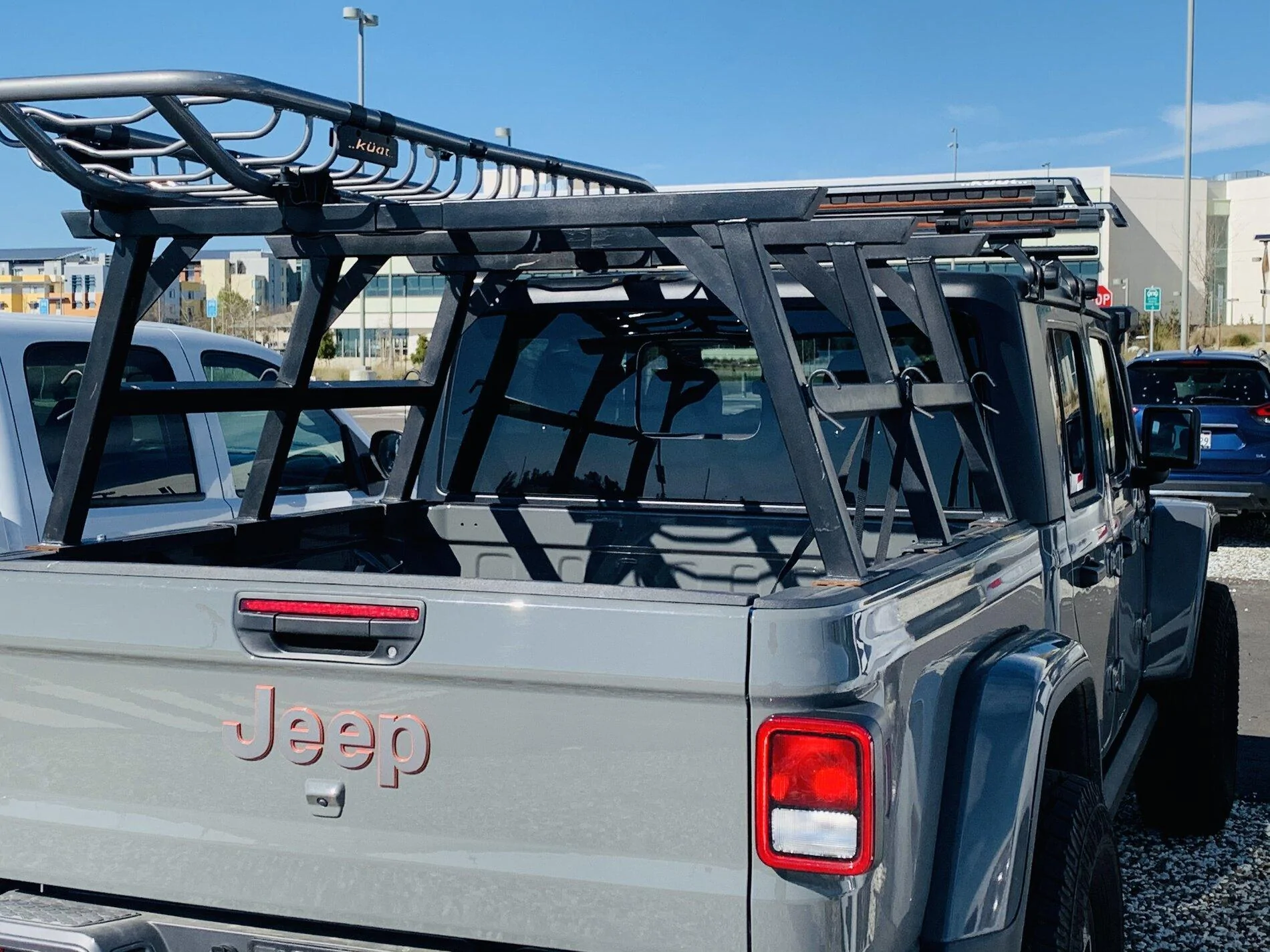 Jeep Gladiator Bed Rack and roof basket DFBD2A42-4C76-443F-BAAC-26579A872A00