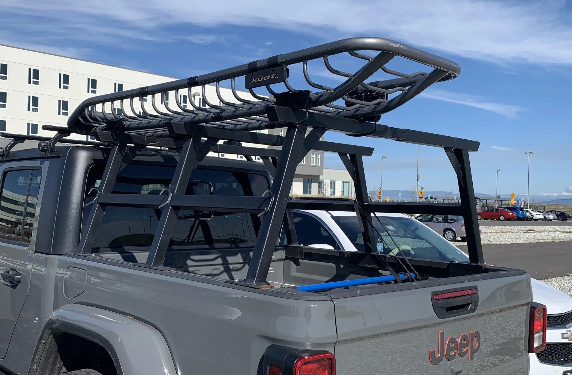 Jeep Gladiator Bed Rack and roof basket E0F0B0B9-A008-4BD9-ADD5-F25CAD4AAF49