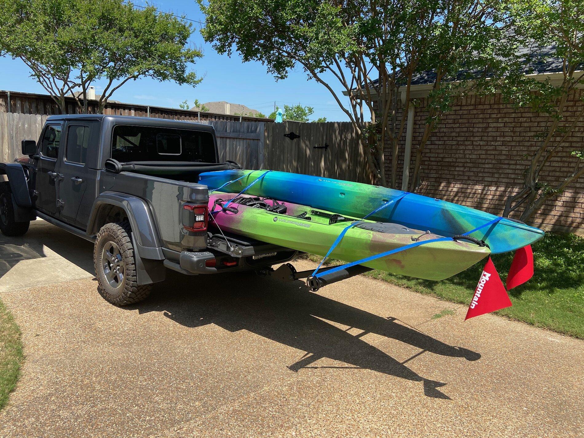 Jeep Gladiator Bed rack/storage for kayaks AFEEAAC5-474A-4199-A6FD-DEC1532BAADC
