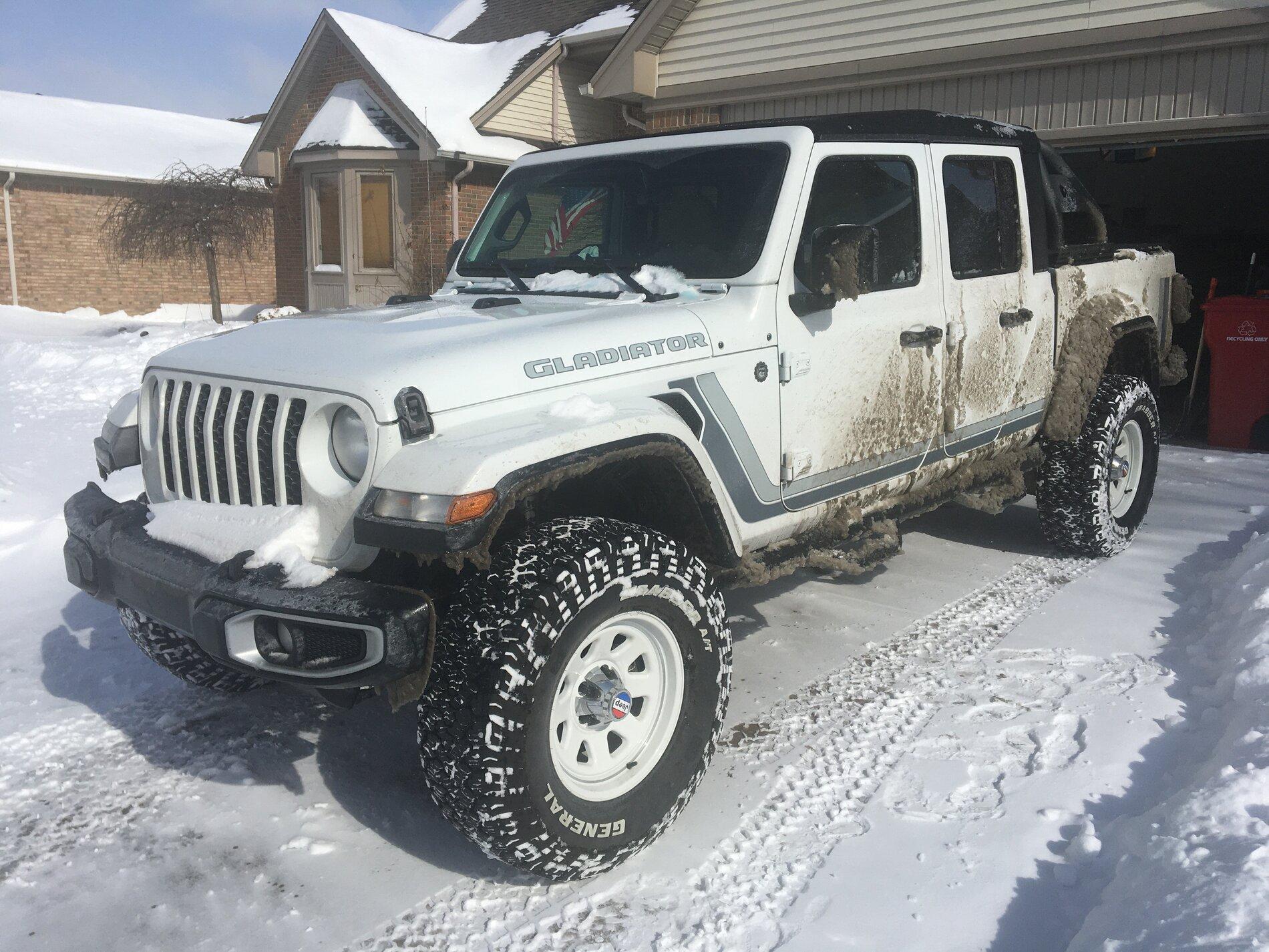 Jeep Gladiator Your Top Few Mods? snow