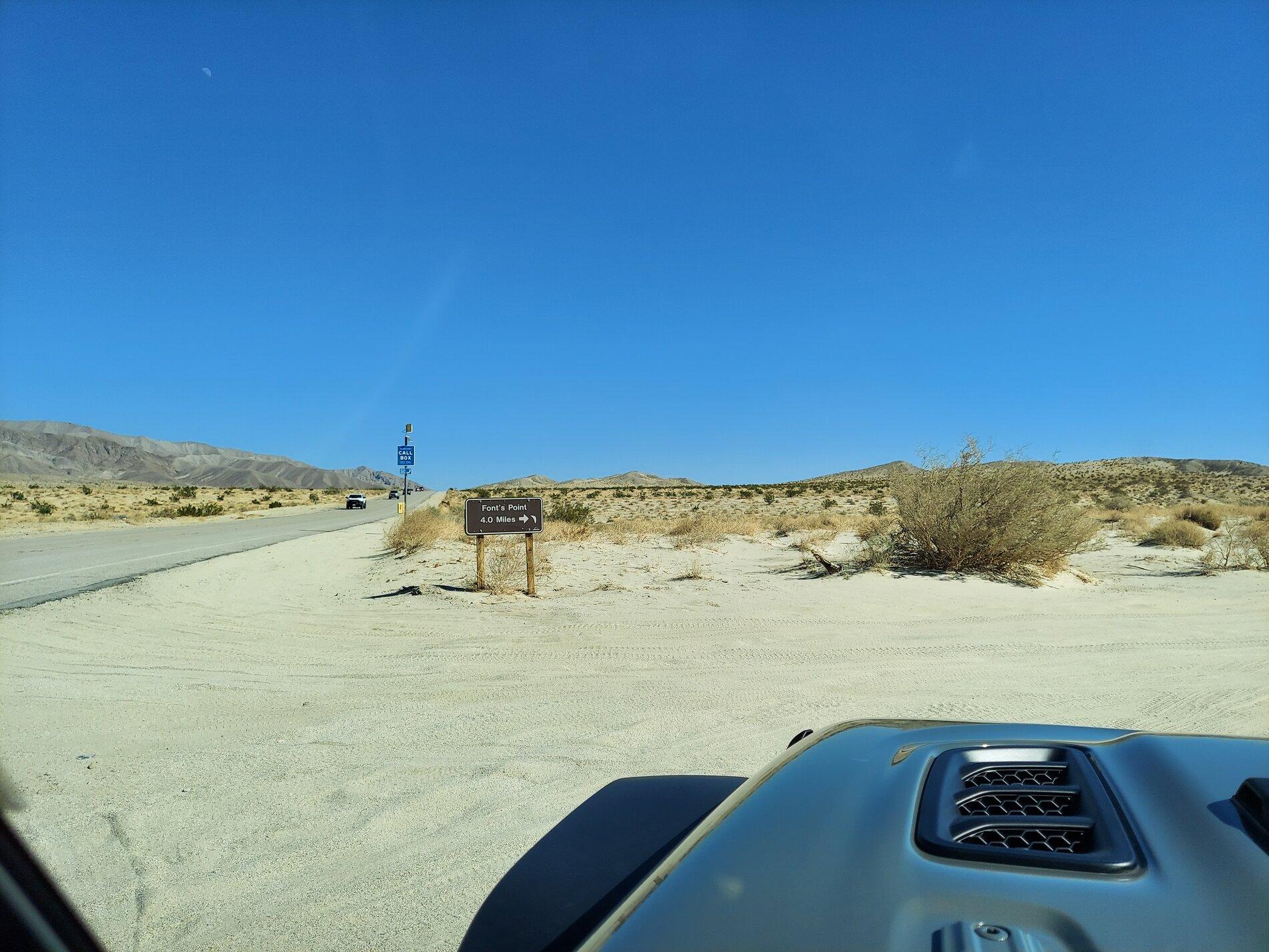 Jeep Gladiator Truckhaven and Font's point 20210220_133641