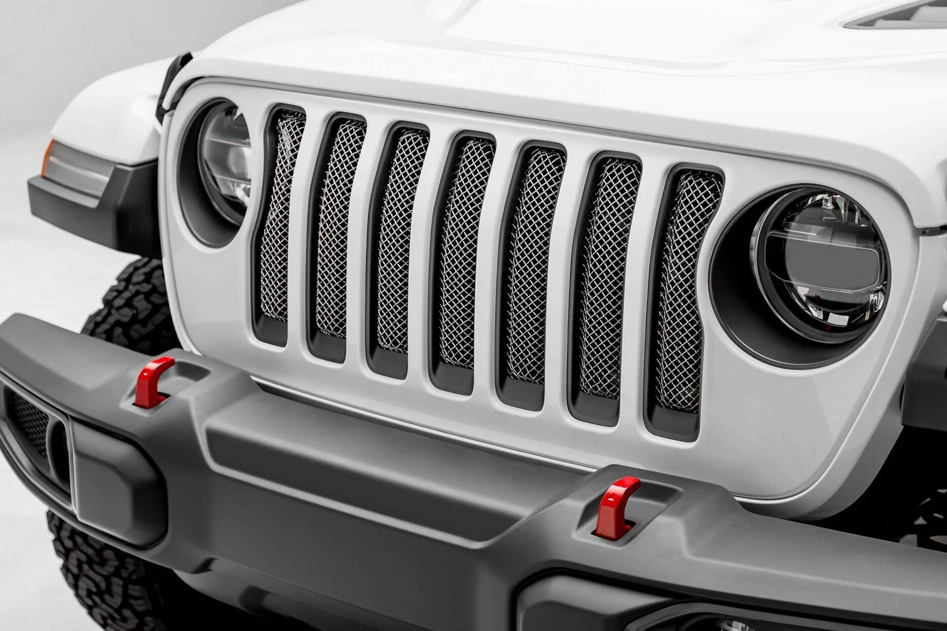 Jeep Gladiator White Overland or Rubicon Grille C2A9DC95-E1C3-4939-9B94-679870743E41