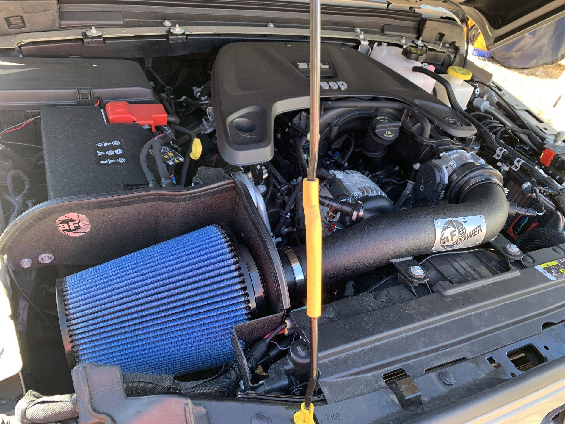 Jeep Gladiator Post up your cold air intakes and experience? Looking for better mpg 364CDFA5-09DC-491D-ACA5-188A0D308D26