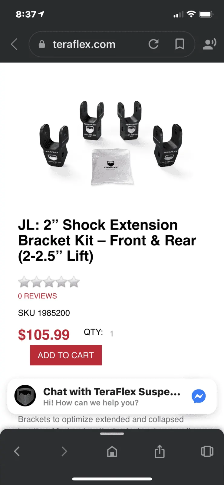 Jeep Gladiator JT: Teraflex 1.5” Performance Spacer Leveling Kit 00E71A98-3EFD-4CB7-B29F-994E1B48DCE7