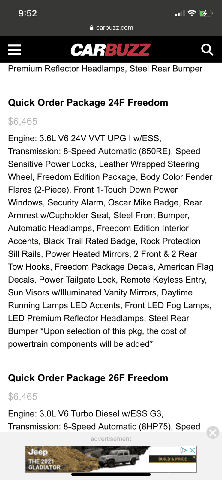 Jeep Gladiator FREEDOM EDITION Gladiator JT club 4FE565BC-7B29-4002-B6A4-161CCBC14972