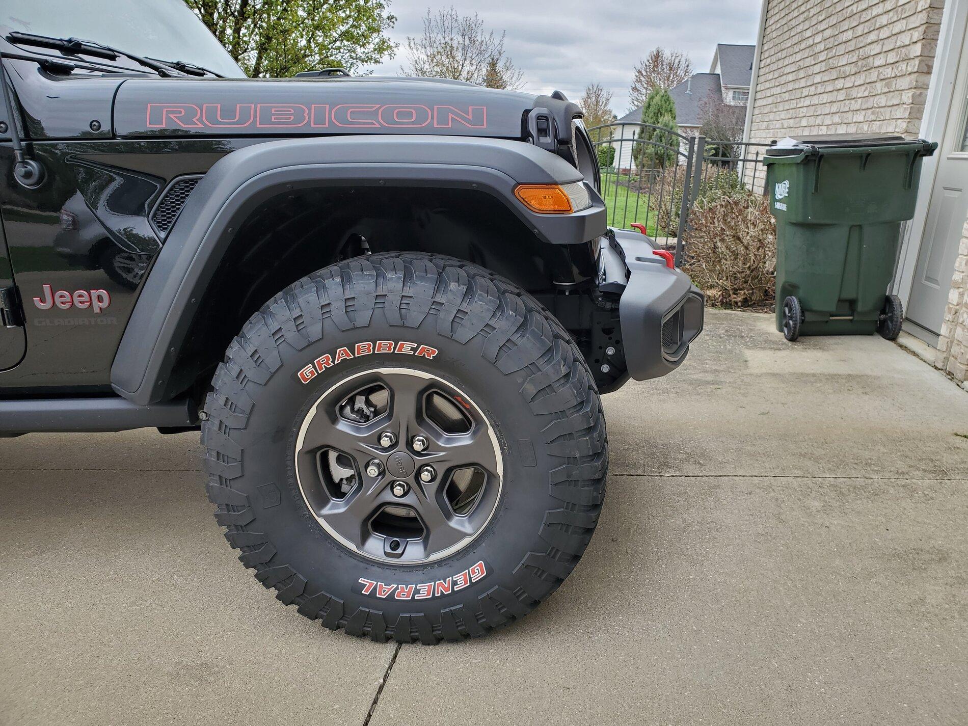 Jeep Gladiator White Lettered Tires 20200511_165823