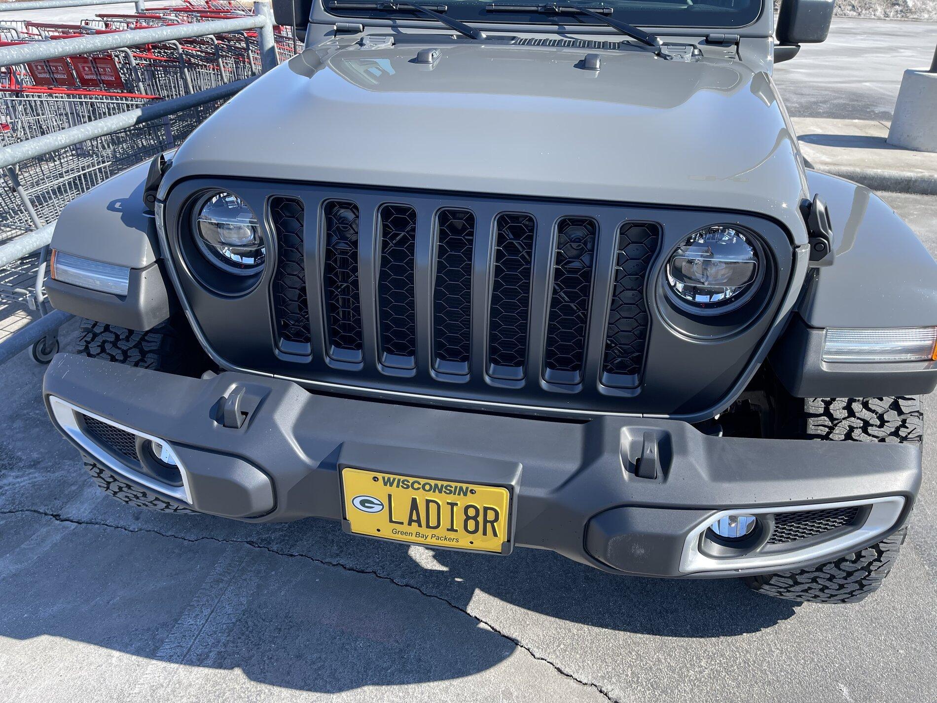 Jeep Gladiator Let's See Your Personalized Plates IMG_4139