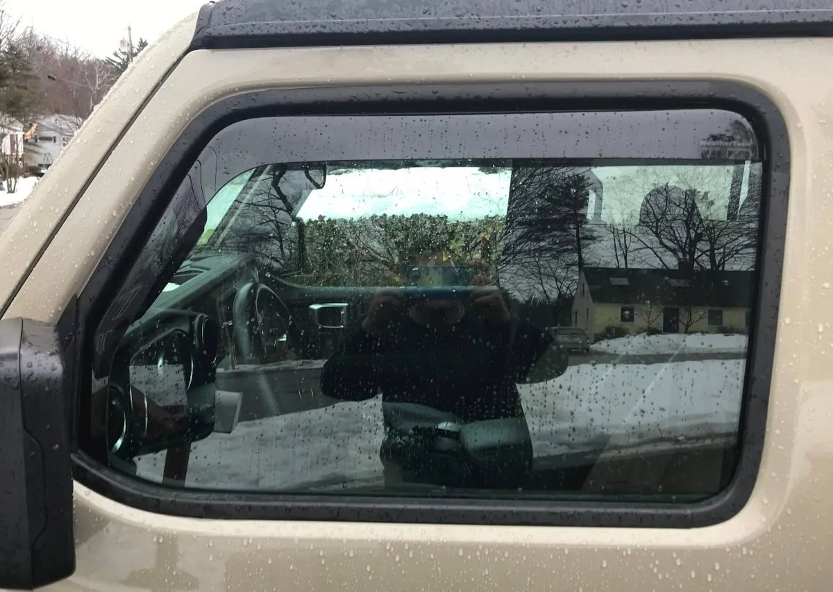 Jeep Gladiator WeatherTech window deflectors now available for JT visor_front