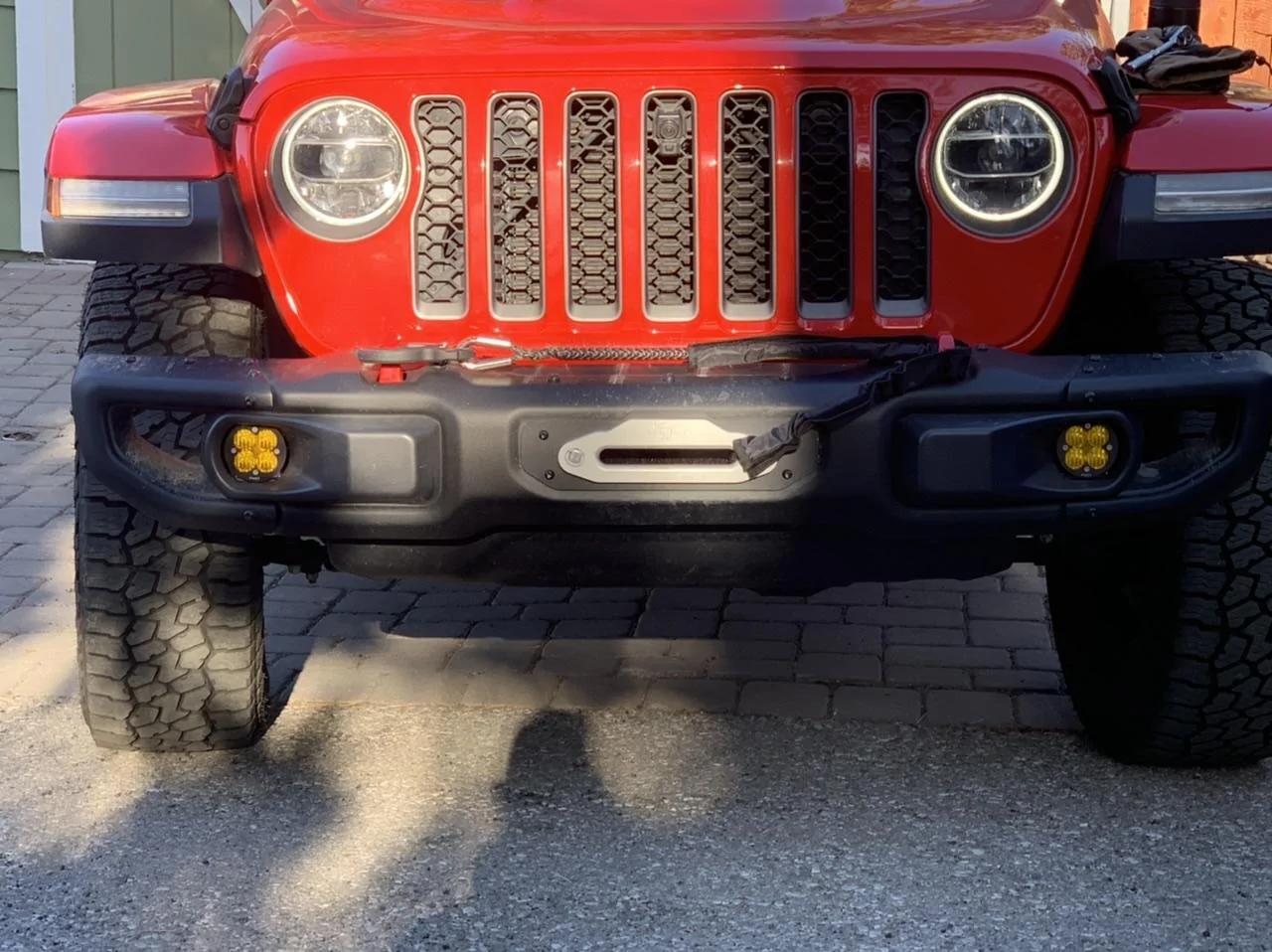 Jeep Gladiator “Stealth” hidden smittybilt H2O 12k winch install on Maximus-3 winch plate 2DF89A3A-C3E8-4EC5-9027-8CDAECD97D0F