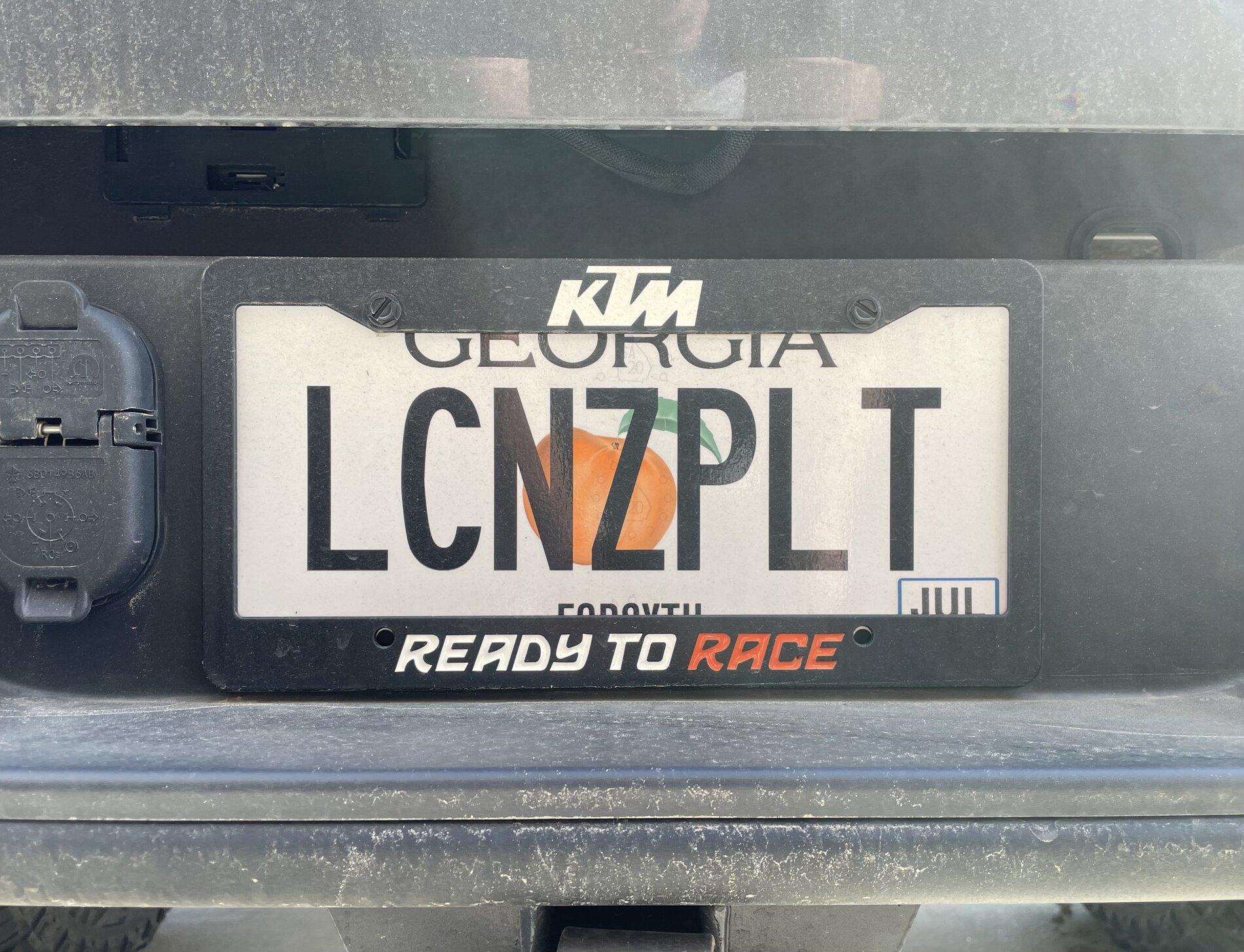Jeep Gladiator Let's See Your Personalized Plates 1081AB13-60F3-4D13-B88B-5C5F7BA95B21