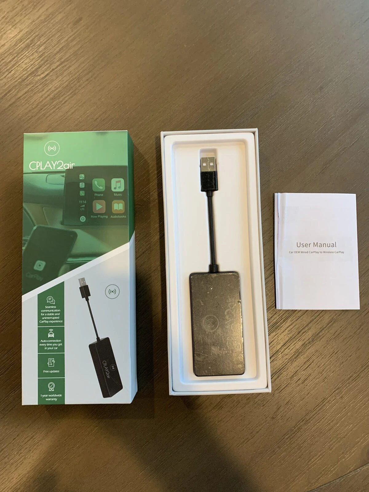 Jeep Gladiator Cplay2air wireless Apple Carplay adapter IMG_4913