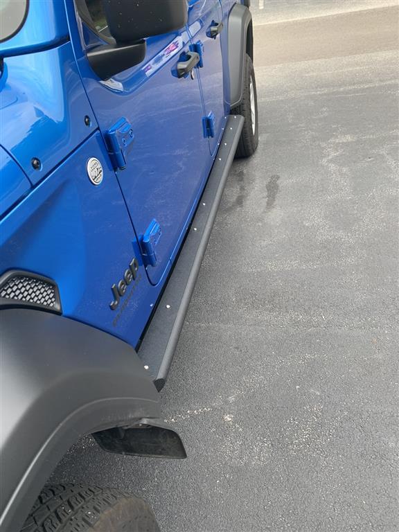 Jeep Gladiator DV8 Rock Sliders with step, SRGL-02.  For sale or trade for Mopar side steps, price reduced 05913D15-8CF9-4D12-BCCF-C4FA09B937B3_0 (Medium)
