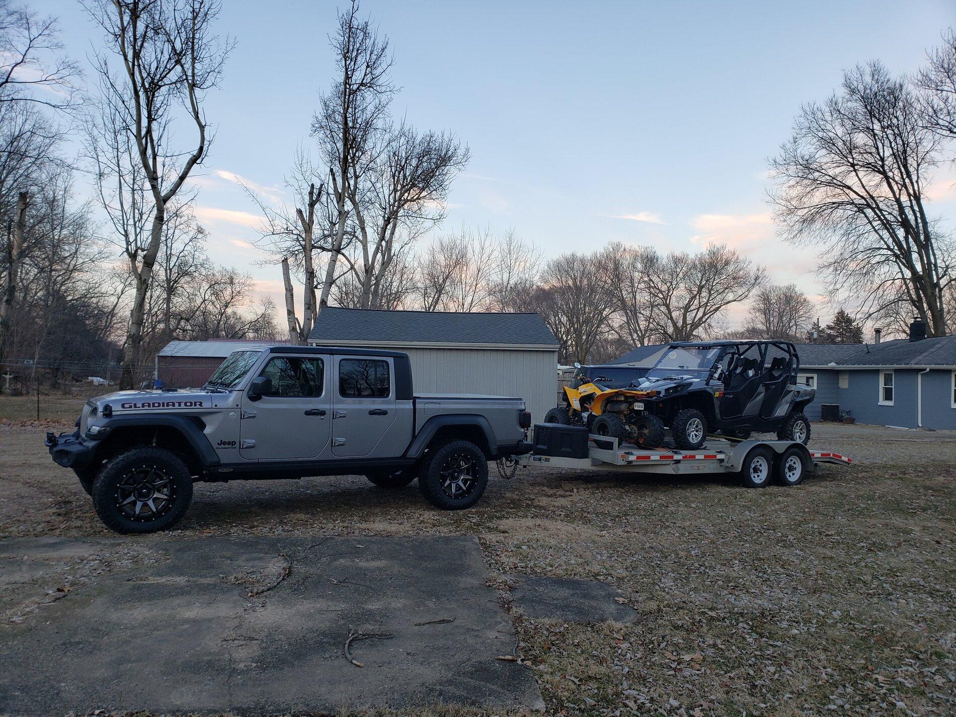 Jeep Gladiator show me your max tow. 20200223_173022
