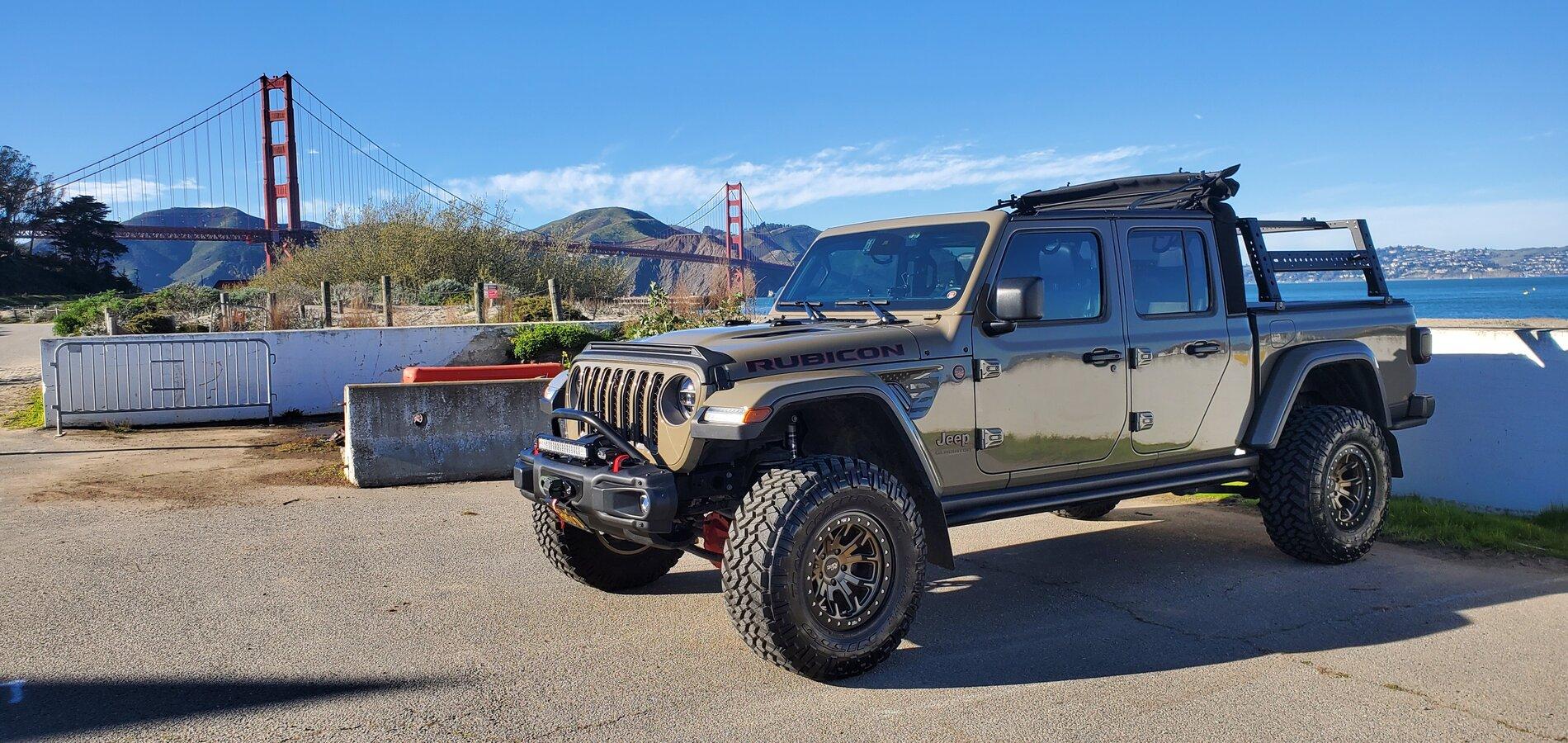 Jeep Gladiator Soft Top with Bed Rack- pics? 20210222_154226